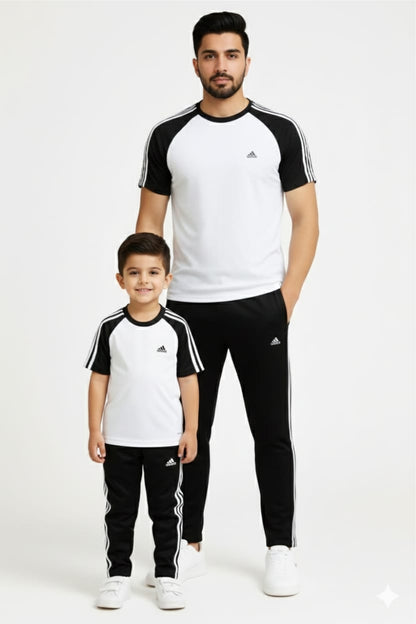 Like Father Like Son-Adi-White/Black Combo#191 - Superwear