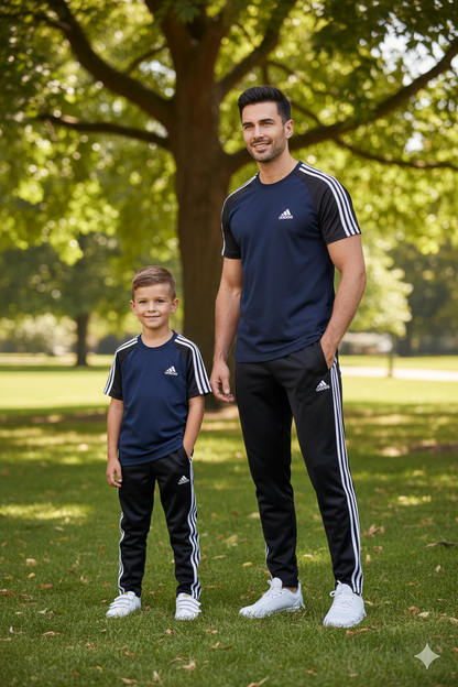 Like Father Like Son-Adi-Navy Blue/Black Combo#202 - Superwear
