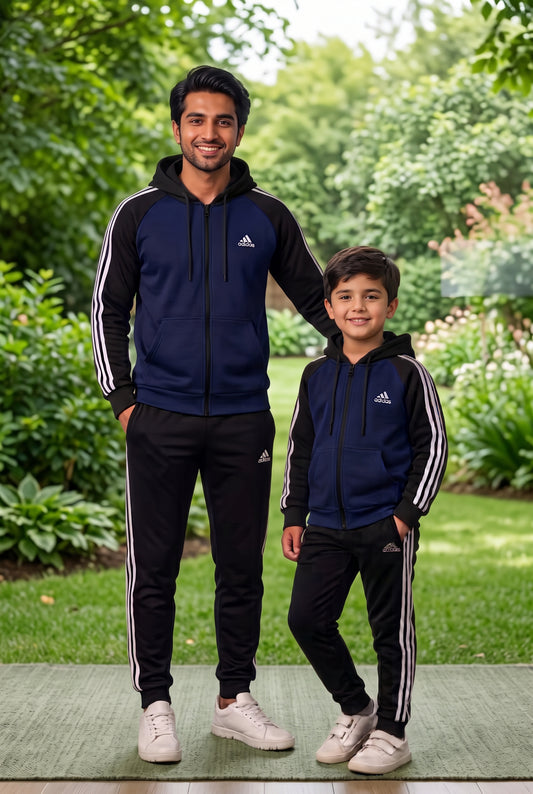 Adi Navy and Black Father's Style Edition superwear by My Store, featuring a sleek, comfortable design in navy and black colors.