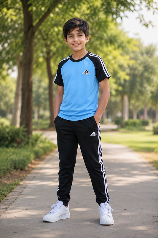 KID,S-Adi-Sky Blue/Black Combo#205 - Superwear