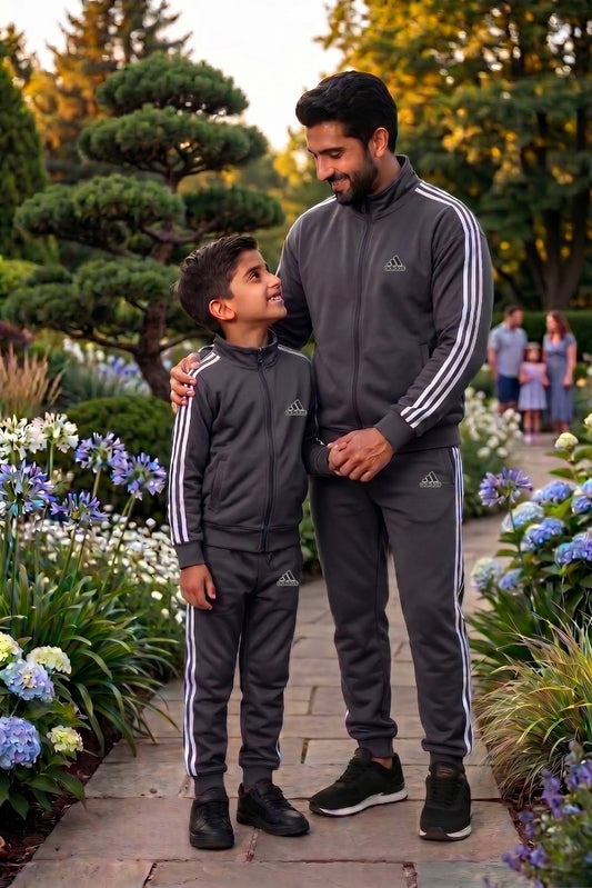 Gray Adi superwear mock neck sweater in Father's Style Edition, featuring a cozy fit and stylish design by My Store.