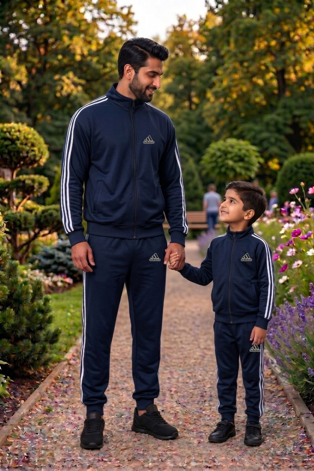 My Store Adi Navy Mock Neck superwear in Father's Style Edition, featuring a navy blue mock neck design and comfortable fit.